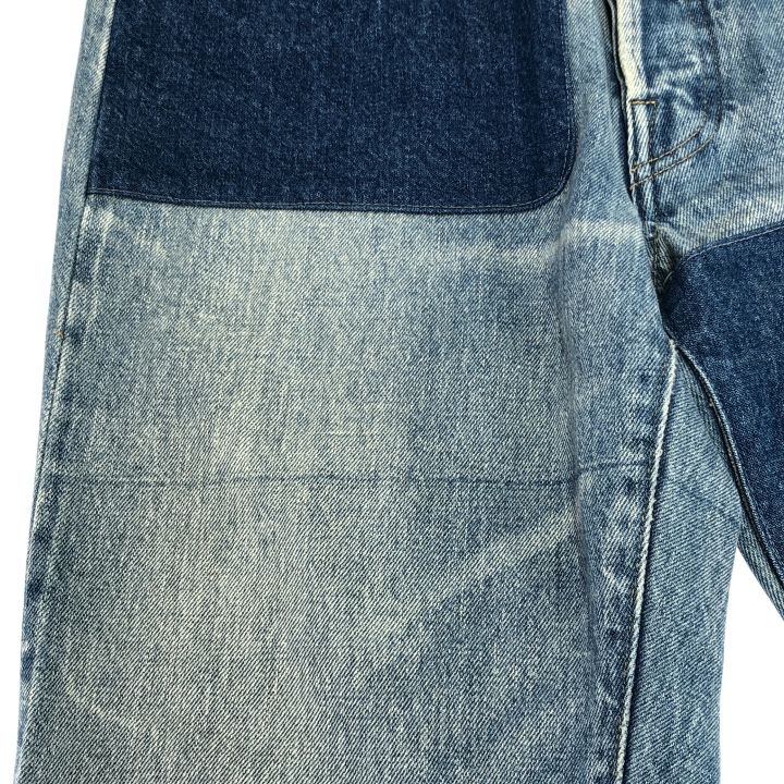 yuchanさま専用　INSCRIREアンスクリア　パッチワークダメージデニム INSCRIREアンスクリア パッチワークダメージデニム - メルカリ