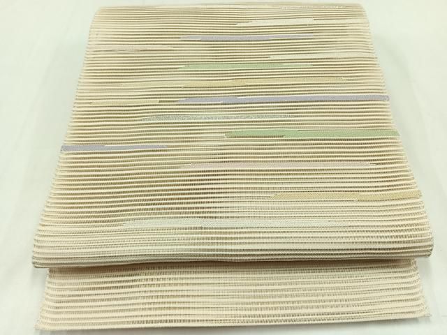 平和屋着物＊夏物 つけ帯 絽綴れ 流線文 金銀糸 正絹 逸品