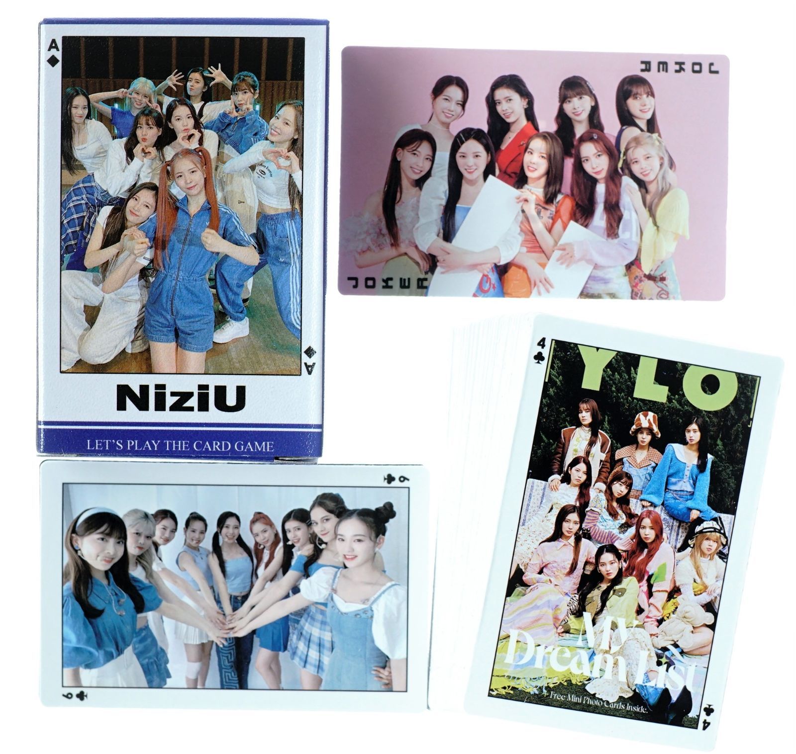 NiziU ニジュー グッズ トランプ カード ゲーム 54枚セット フォトカードセット K-POP