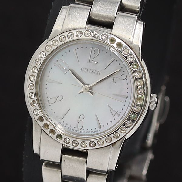 海外限定　SEIKO ソーラー　腕時計　シルバー　シェル盤　ダイヤベゼル 海外限定 SEIKO ソーラー 腕時計 シルバー シェル盤 ダイヤベゼル