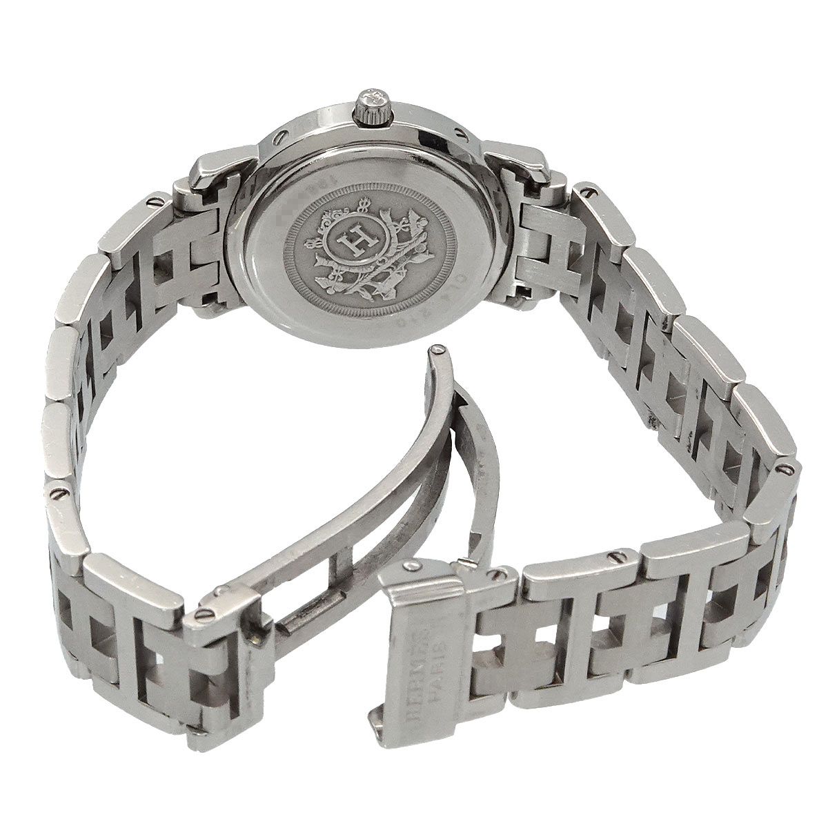 極美品 HERMES クリッパー CL4.210 レディース 腕時計 ☆極美品 CL4.210 HERMES エルメス 時計 クリッパー ピンク