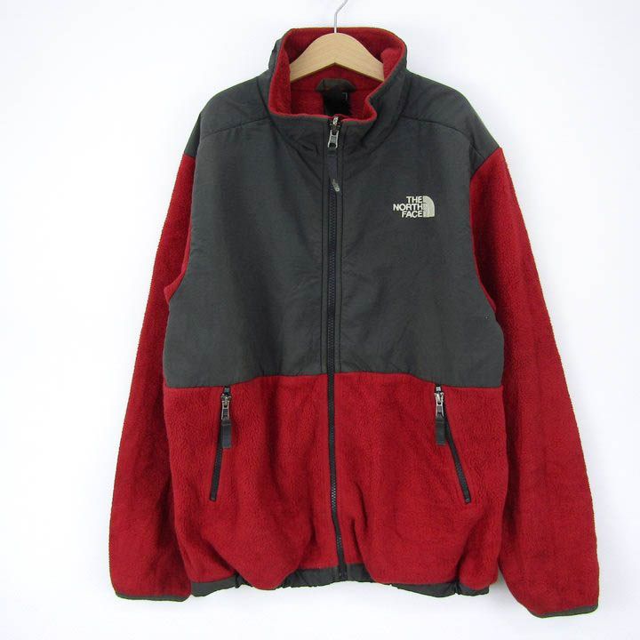 ザ・ノースフェイス フリースジャケット フルジップ バイカラー アウター アウトドア キッズ 男の子用 Lサイズ レッド THE NORTH FACE  - メルカリ