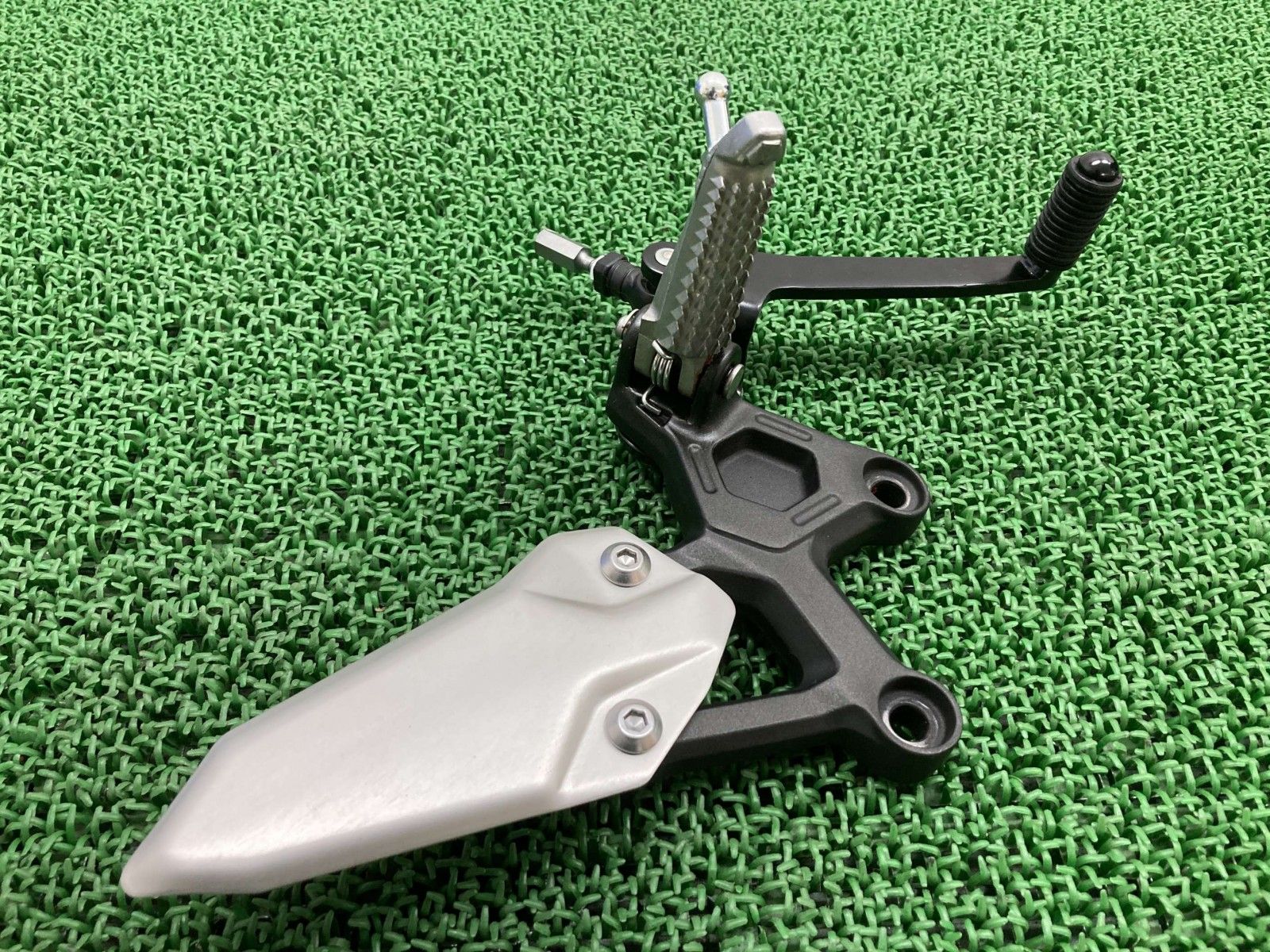 ZX-25R ステップ 左 SKT カワサキ 純正 バイク 部品 ZX250E シフトペダル ペグ ヒールガード コケキズ無し 車検 Genuine Nr