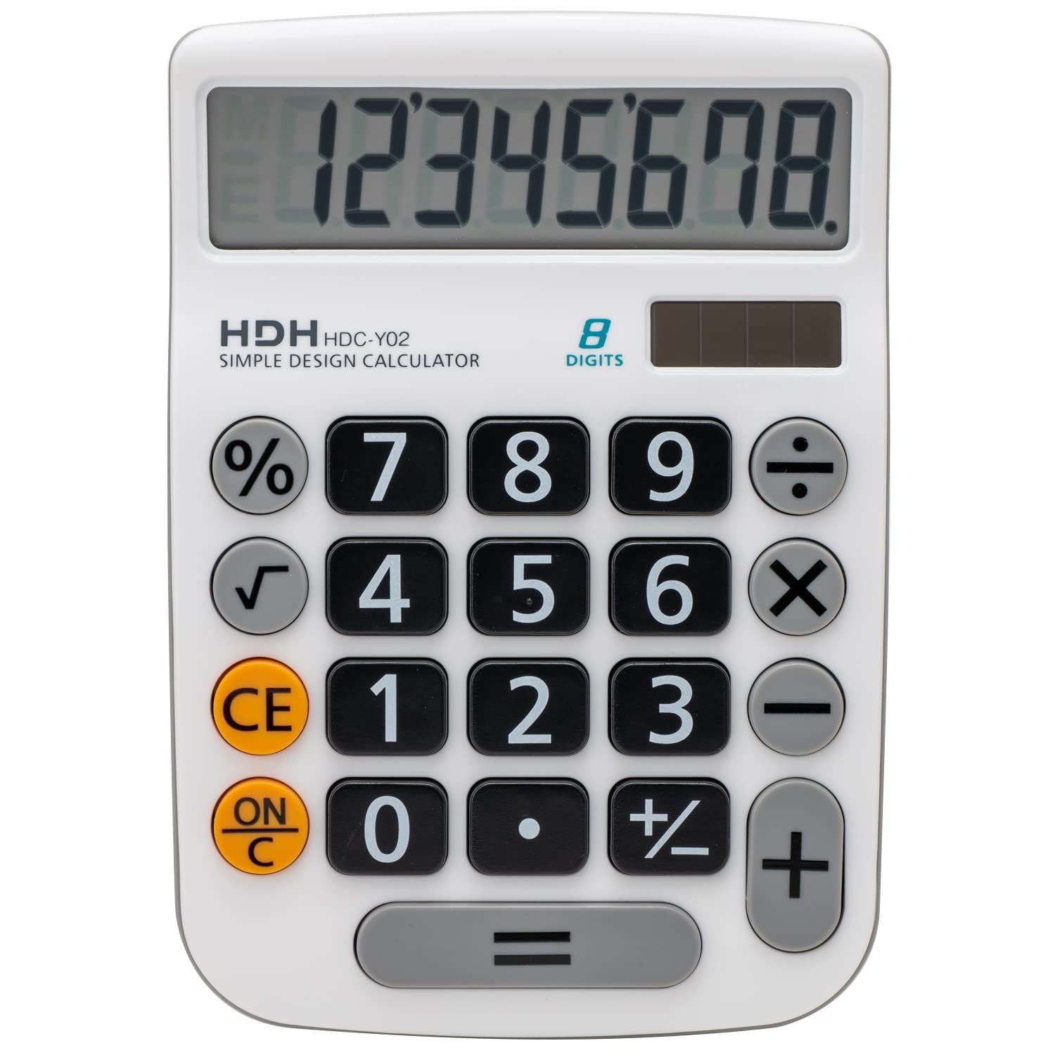保土ヶ谷電子販売(Hodogayadenshihanbai) 電卓 8桁 シンプル電卓 ホワイト 85047 - メルカリ