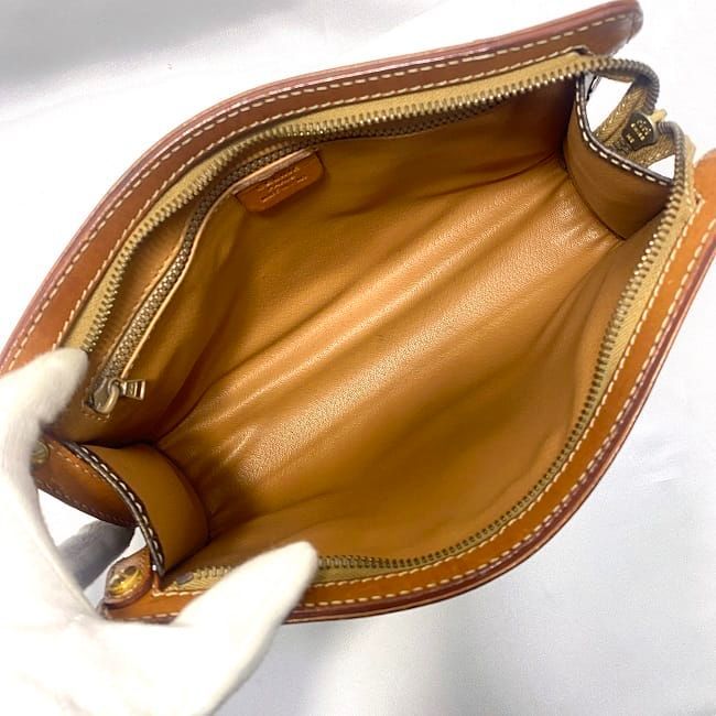 セリーヌ クラッチバッグ ブラウン マカダム 美品 セカンド
