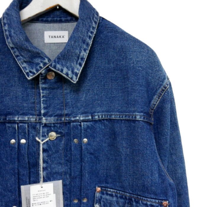 TANAKA ST-45 USED加工デニムトラッカージャケット Gジャン M TANAKA