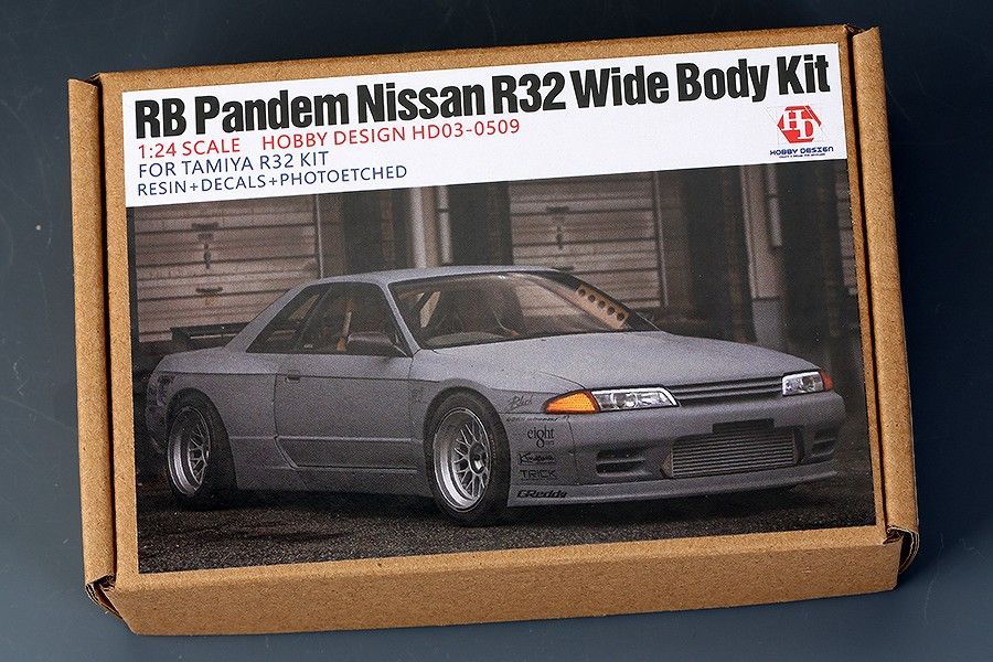 ホビーデザイン HD03-0509 1|24 RB Pandem 日産 R32 ワイドボディキット タミヤ用 R32 キット レジン エッチングパーツ メタルパーツ デカール