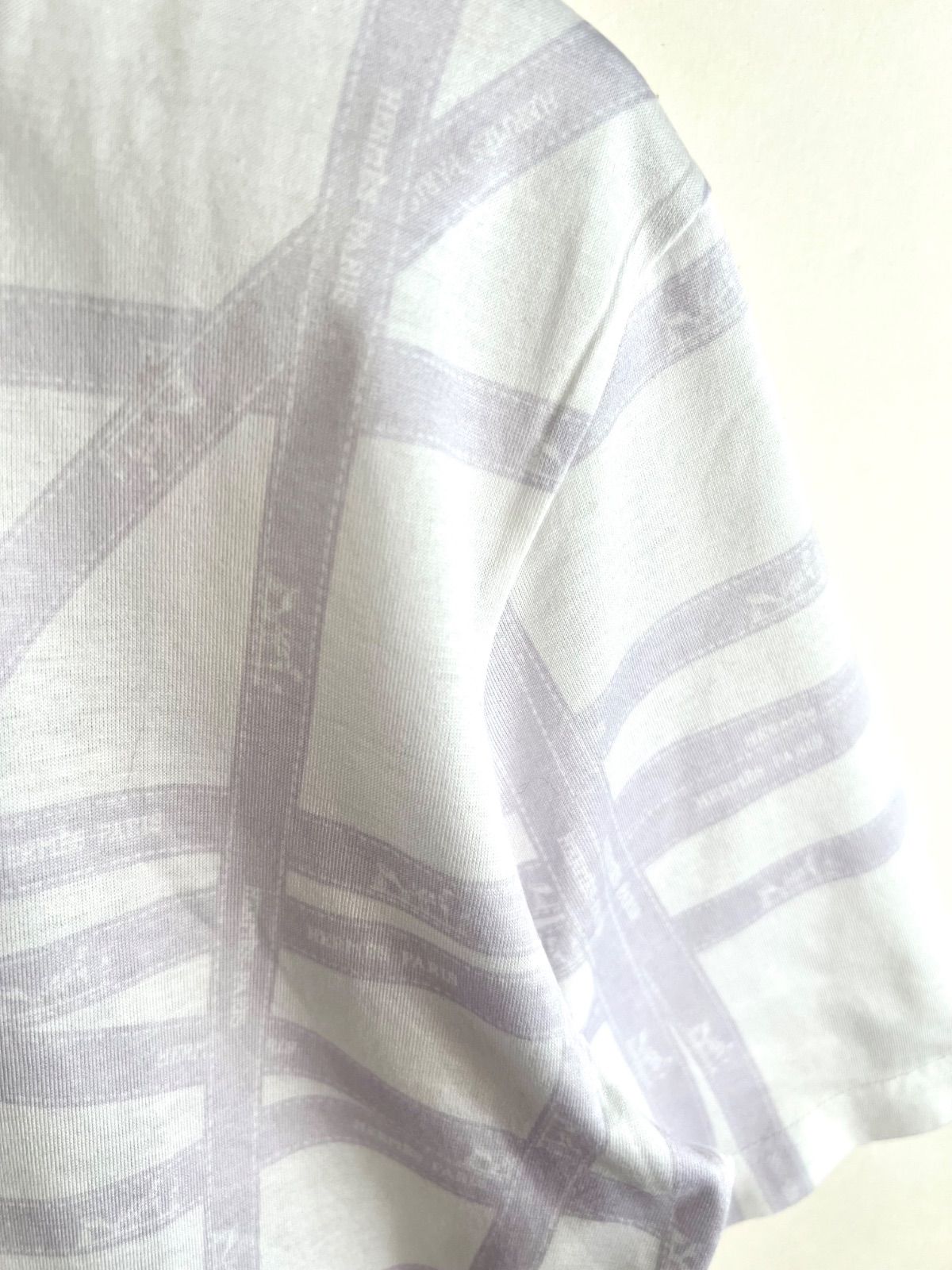 HERMES エルメス Tシャツ【リボンストライプ】【マルジェラ期】 HERMES エルメス マルジェラ期 リボンデザインTシャツ - メルカリ