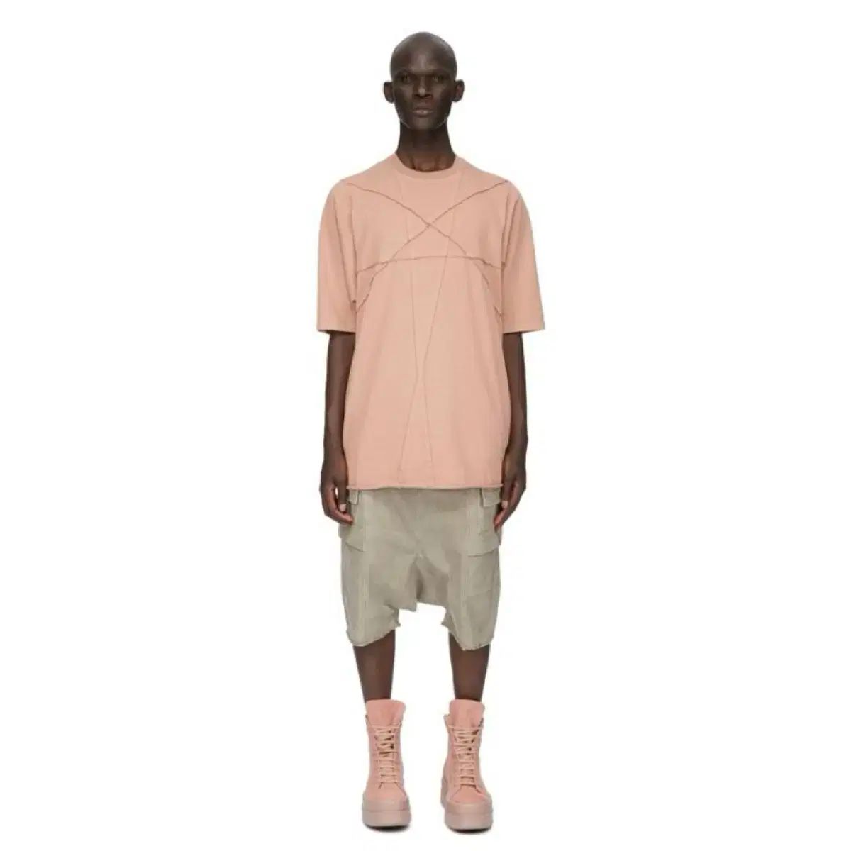 リックオウエンスダークシャドウ 21ss サルエルショートパンツ M S Rick Owens(リックオウエンス) ダークシャドウ クリーチ
