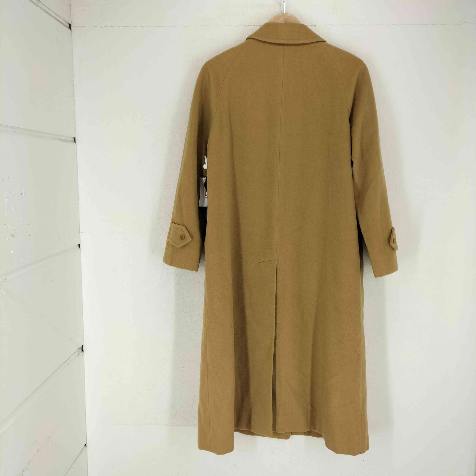 【Burberry】カシミヤ混 ウール ステンカラーコート BURBERRY - 美品 Vintage バーバリー Burberrys ウール カシミヤ