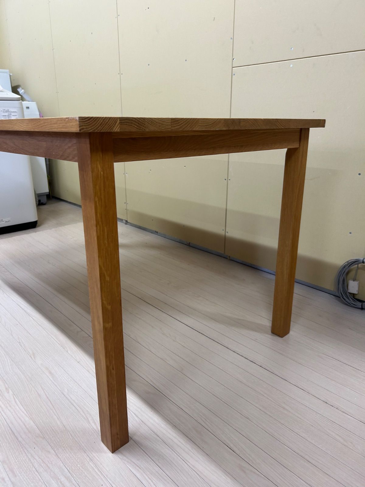 注文 【廃盤】無垢材テーブル・オーク材・幅140cm