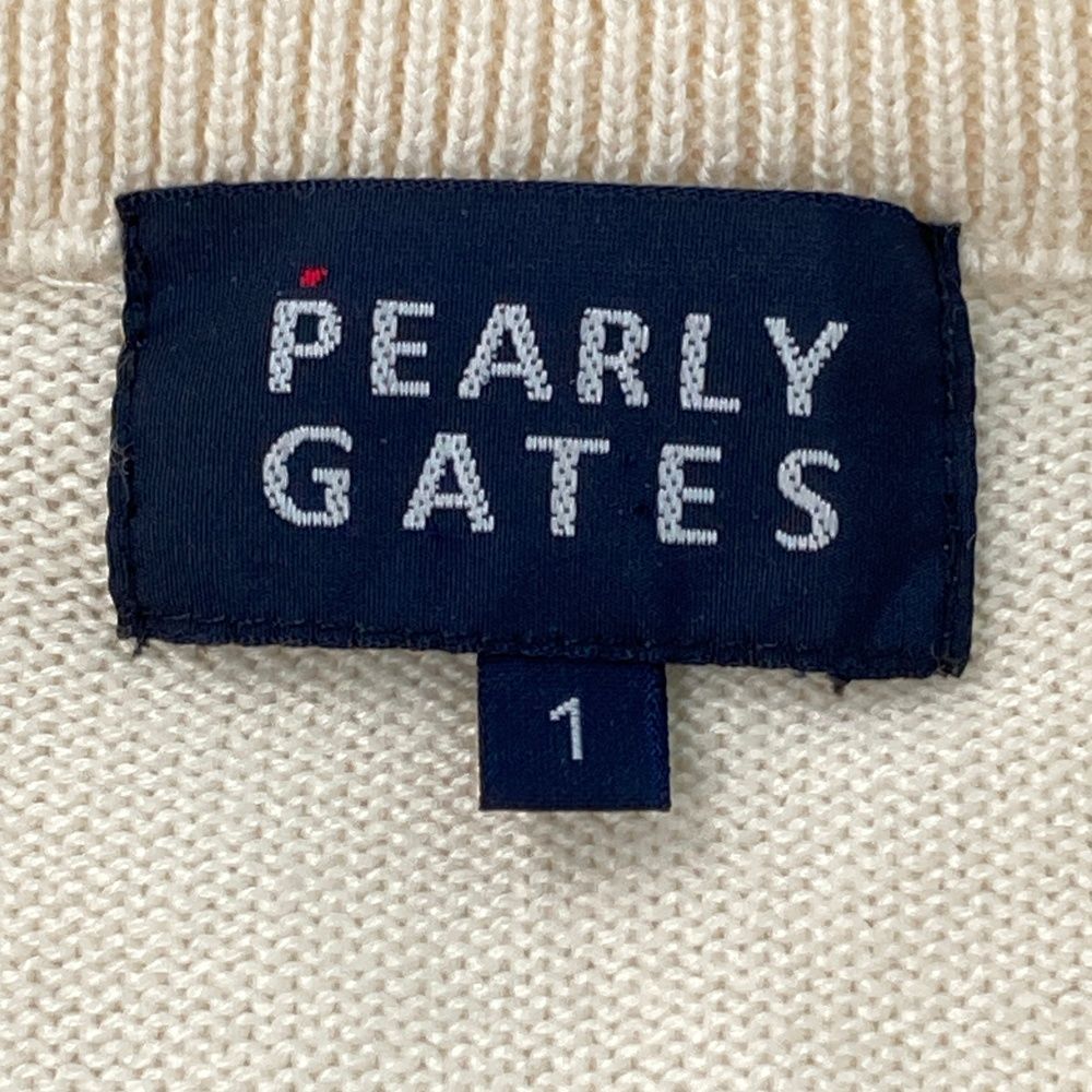 未使用　パーリーゲイツ　サイズ1  ドット　水玉　ニット　セーター PEARLY GATES(パーリーゲイツ) ニット｜中古ゴルフウェア通販