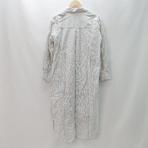 ◇ teloplan テーロプラン ロングシャツ 長袖 ロング丈 ワンピース  