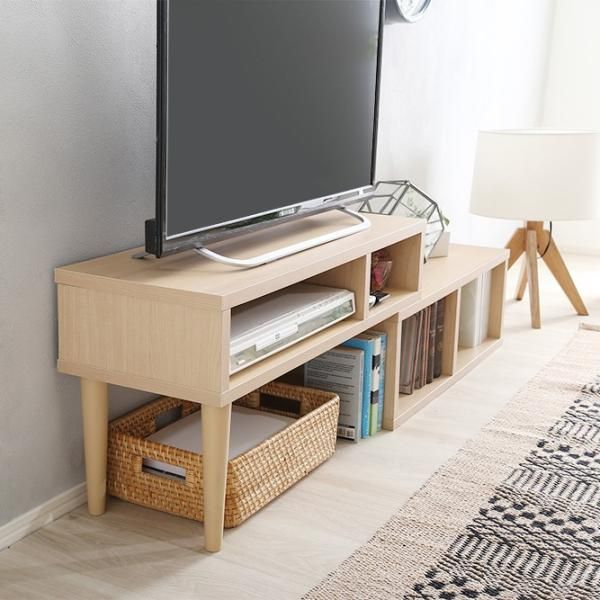 ☆送料無料(一部除く)☆新品☆ テレビ台 収納付き おしゃれ 伸縮 北欧
