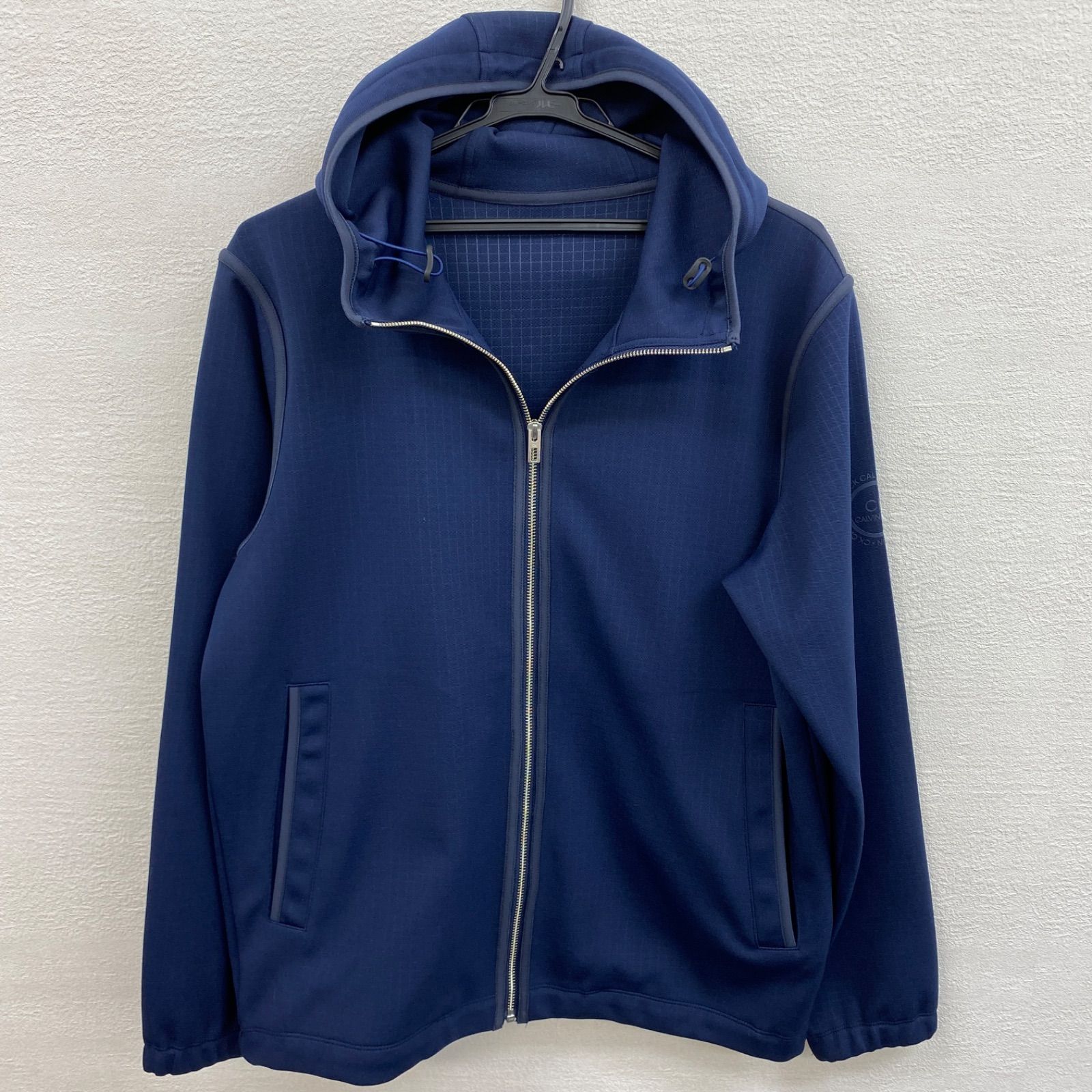Calvin Klein ネイビー フルジップパーカー Calvin Klein ネイビー フルジップパーカー
