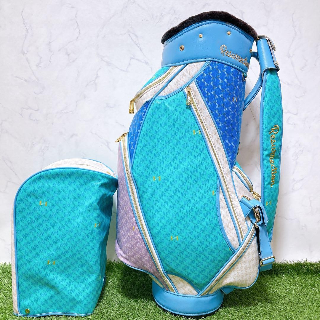 18. レザレクション オリオラ キャディバッグ 金田久美子プロモデル　3点式 18. レザレクション オリオラ キャディバッグ 金田久美子プロモデル 3