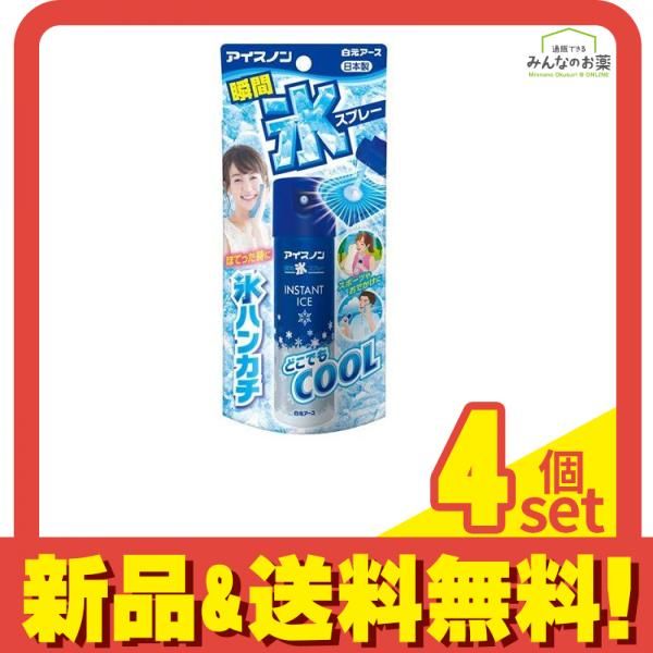 アイスノン 瞬間氷スプレー 57mL 4個セット まとめ売り - メルカリ