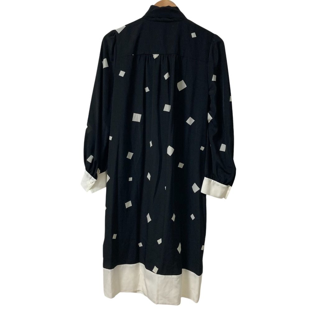 24AW Grace Class グレースクラス スクエアバイ ドレス ワンピース 0224431129 サイズ38 ブラック レディース 古着