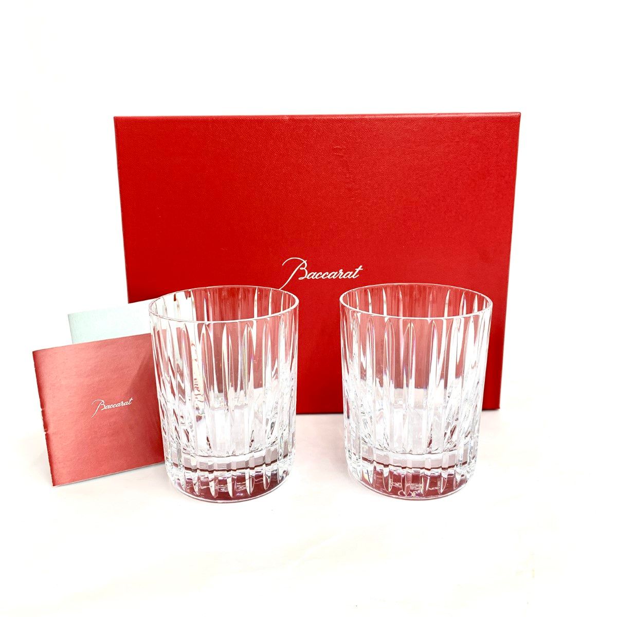 Baccarat クリスタルグラス 赤い箱付き Baccarat クリスタルグラス 赤い箱付き