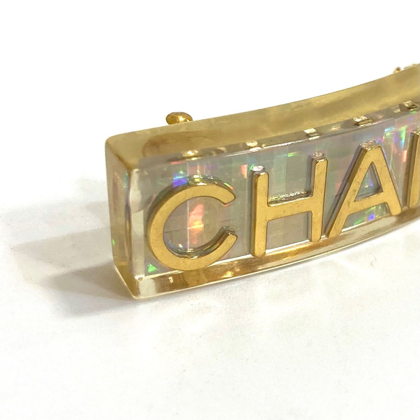 CHANELバレッタ ロゴホログラム バレッタ CHANELバレッタ ロゴホログラム バレッタ