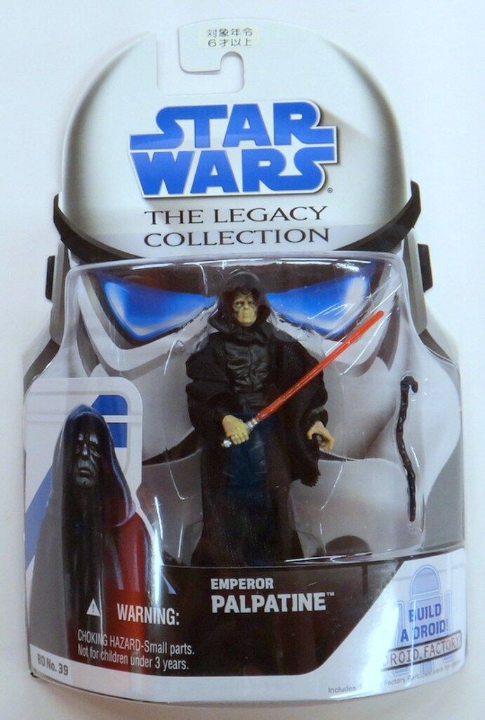 あおさま HASBRO THE LEGACY COLLECTION DROID FACTORY EMPEROR PALPATINE 3.5インチ