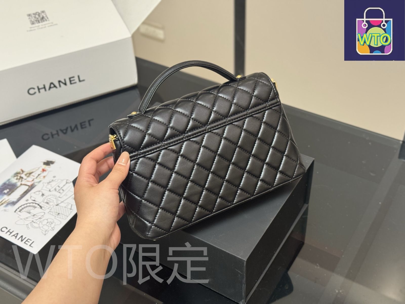 今日WTO】Chanel シャネル 25P ホリゾンタルケリー シリーズ 高