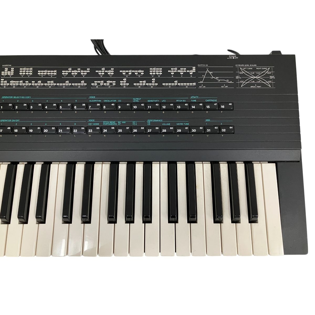 YAMAHA DX7s FMシンセサイザー カートリッジ付き デジタル 6