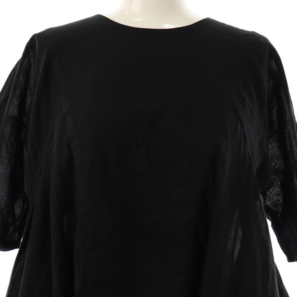 ボリュームフ ハーフスリーブワンピース