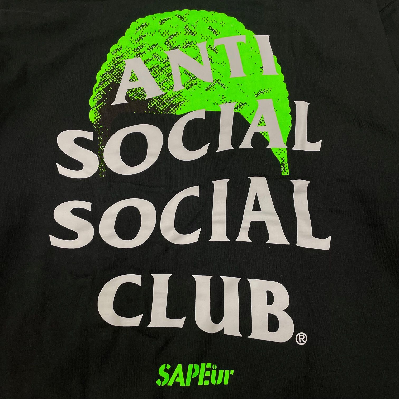 信頼 サプール SAPEur anti social club パーカー i9tmg.com.br