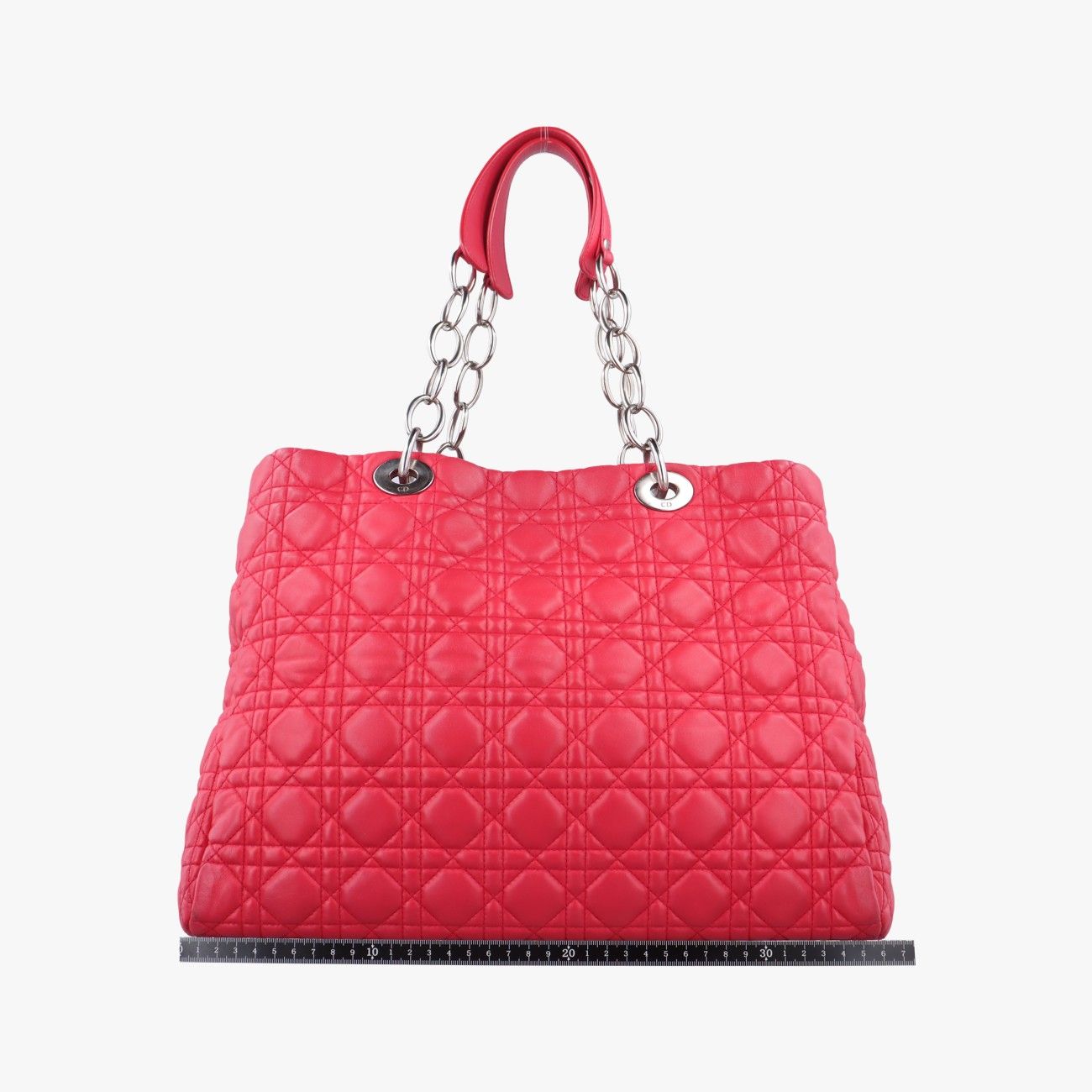 クリスチャンディオールChristian Diorディオールソフトショッピングレッドラムスキン01-BO-0113