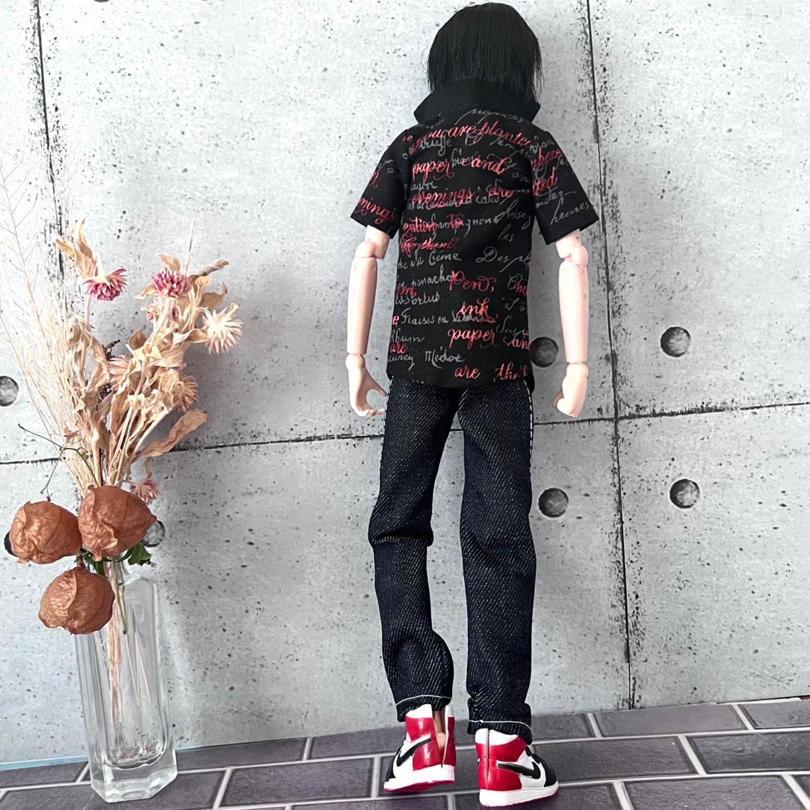 ハンドメイド オビツ27 スリム メンズ ボディ 服 ジャケット タンク