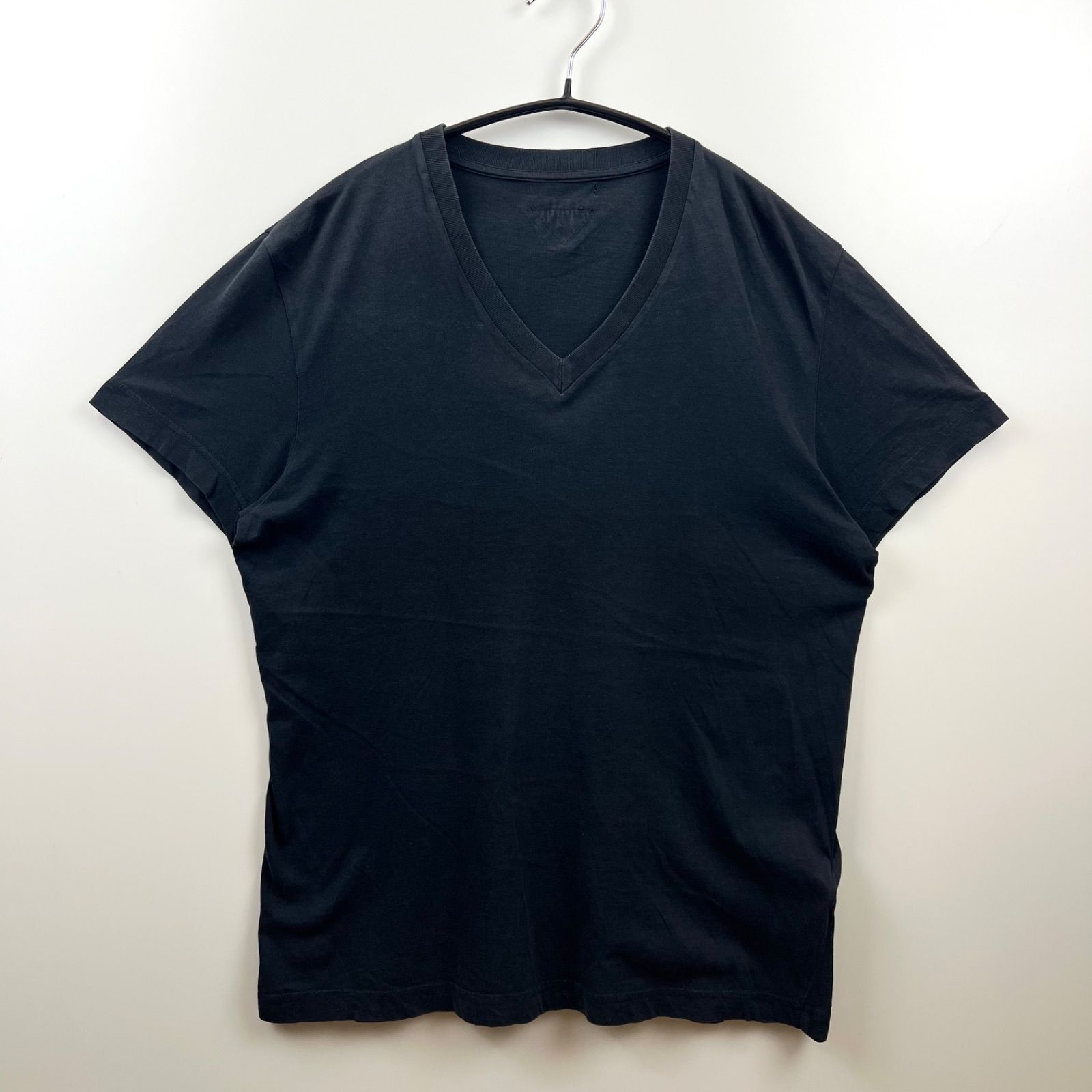 PRADA 00s 2009 plate patch Vneck Tee S プラダ プレートパッチ V 