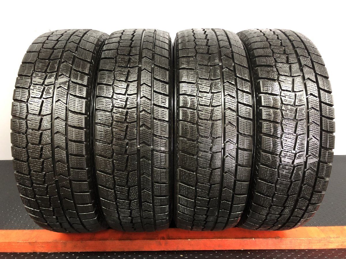DUNLOP WINTER MAXX WM02 185|65R15 15インチ スタッドレス 4本 24年製 バリ溝 アクア イスト デミオ ノート等 STG034