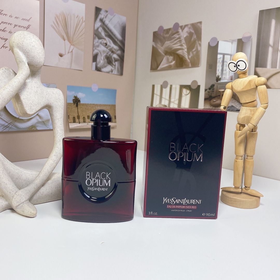 正規品・新品未開封】 イヴ・サンローラン ブラック・オピウム・オーバー・レッド YSL Yves Saint Laurent Black Opium  Over Red パルファン 香水 90ml 女性用 - メルカリ