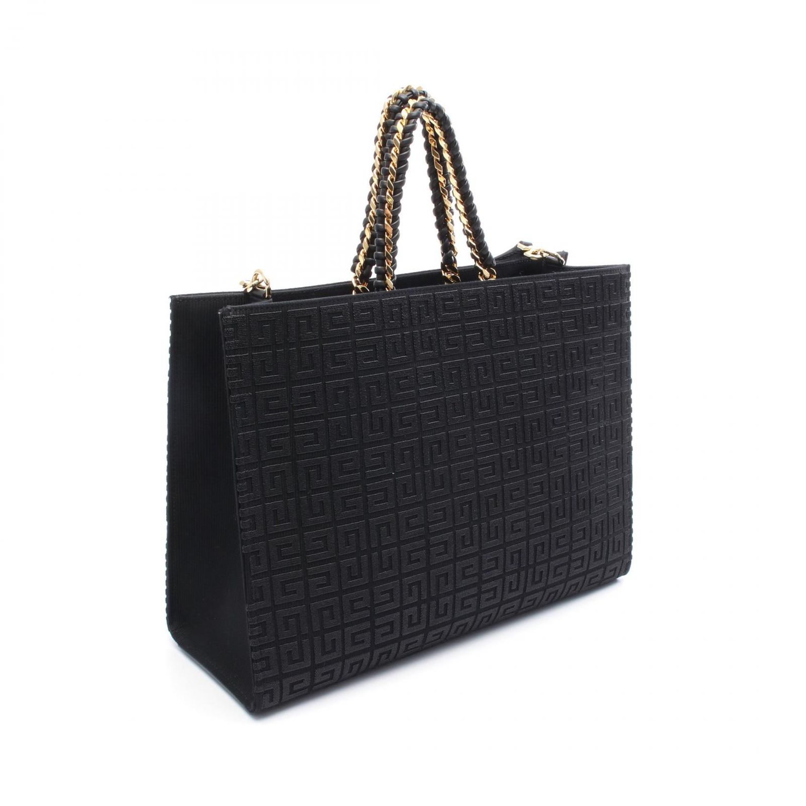 極美品 GIVENCHY ジバンシー モノグラム レザー トートバッグ 総柄 ジバンシィ トートバッグ ショルダーバッグ[品番：AXEB0021183