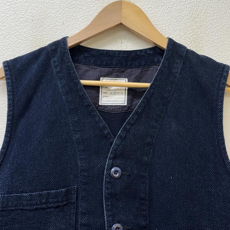 USED 古着 ベスト Soundman サウンドマン Marcy Vest インディゴ