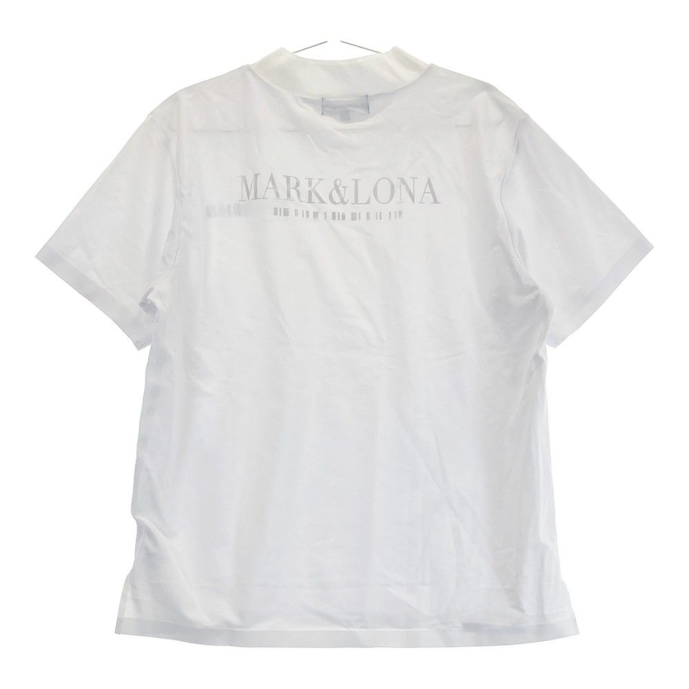サイズ 48 MARK-LONA マークアンドロナ モデル モックネック 半袖 Tシャツ ホワイト系 240101332510 ゴルフウェア メンズ ストスト