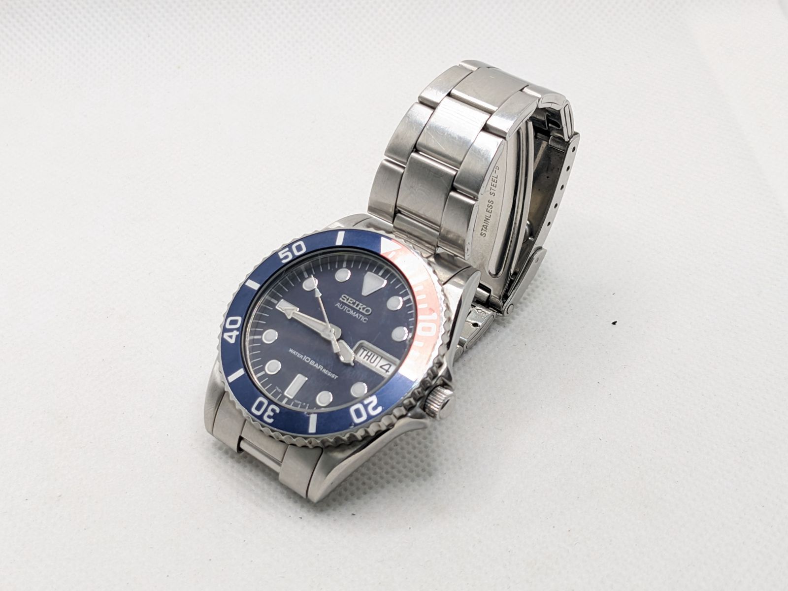 動作品】SEIKO 7S28-0050 デイデイト ダイバー 自動巻き 腕時計