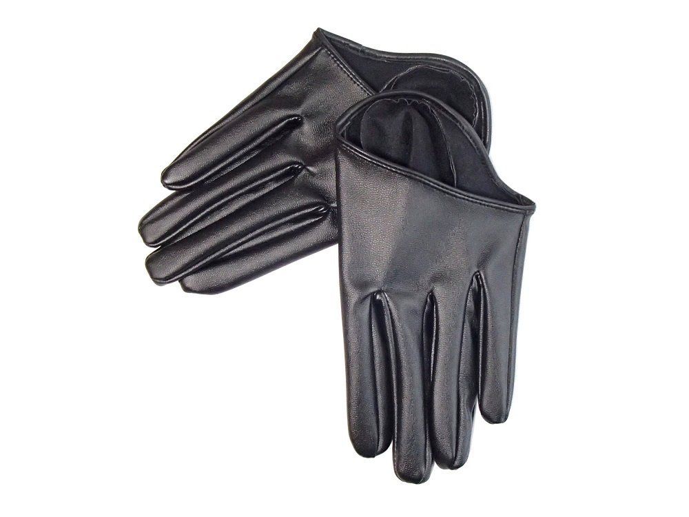 在庫処分 手袋 レディース ショート ハーフグローブ フェイクレザーグローブ Cruise Future