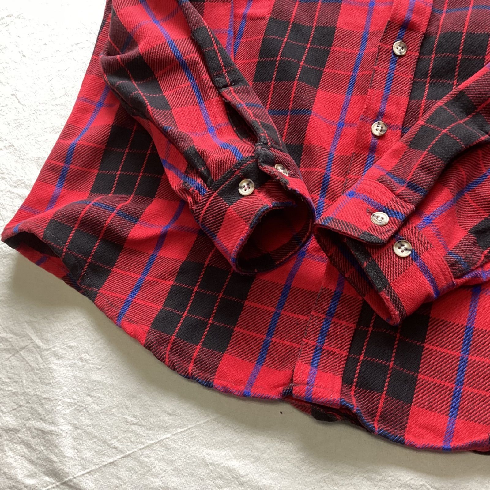 ST JOHN'S BAY X BIG MAC ヘビーネルシャツ 1980s アメリカ製 MADE IN