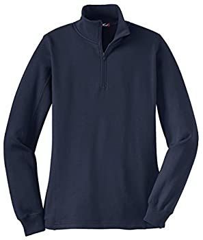 Sport-Tek クォーターファスナー付スウェットシャツ レディース US サイズ: X-Small カラー: ブルー