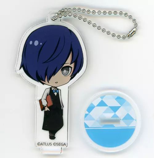 雑貨 主人公 ペルソナ3 男 セガコラボカフェ ペルソナ 25th Anniversary 後期 スタンド付きデフォルメアクリルキーホルダー P3