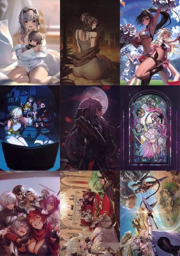 一番くじ 勝利の女神：NIKKE CHAPTER4 F賞 クリアポスター 全種 中古】ポスター 全9種セット A3クリアポスター 「一番くじ 勝利の女神