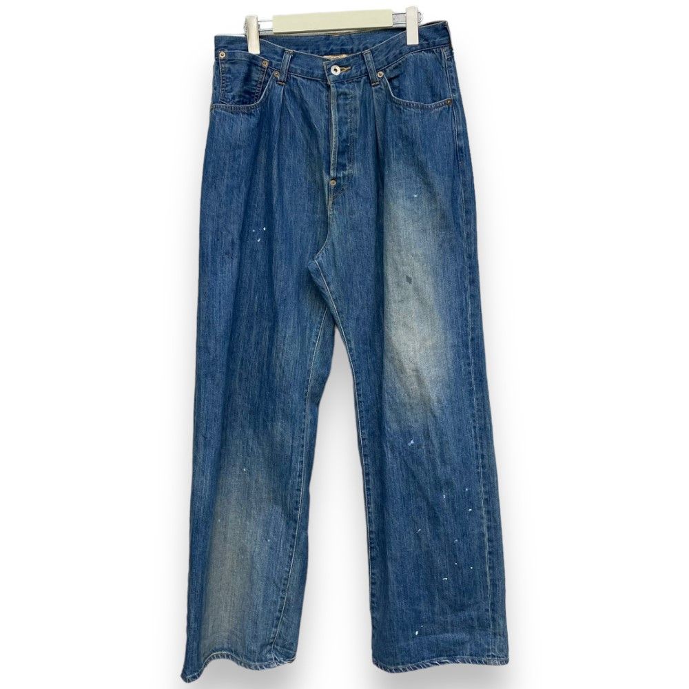 REFOMED 23SS RIGHT HANDED DENIM PANTS USED WASH デニムパンツ サイズ2 インディゴ