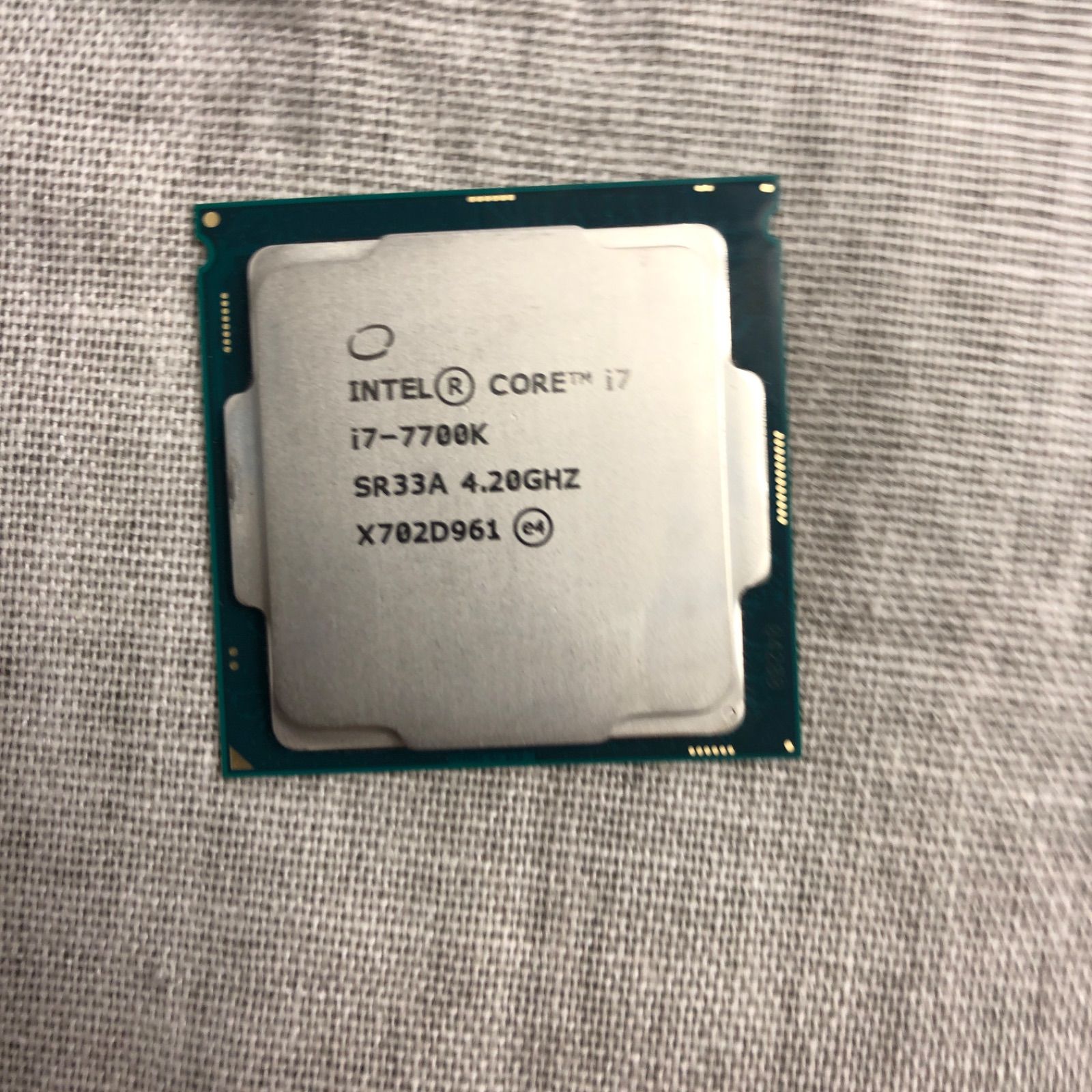 CPU Intel Core i7-7700K【BIOS起動確認済】/CPU_y230020 - メルカリ