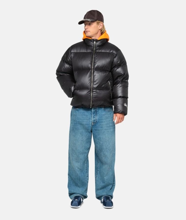 新品未使用 STUSSY DOWN PUFFER PARACHUTE RIPSTOP 男女兼用