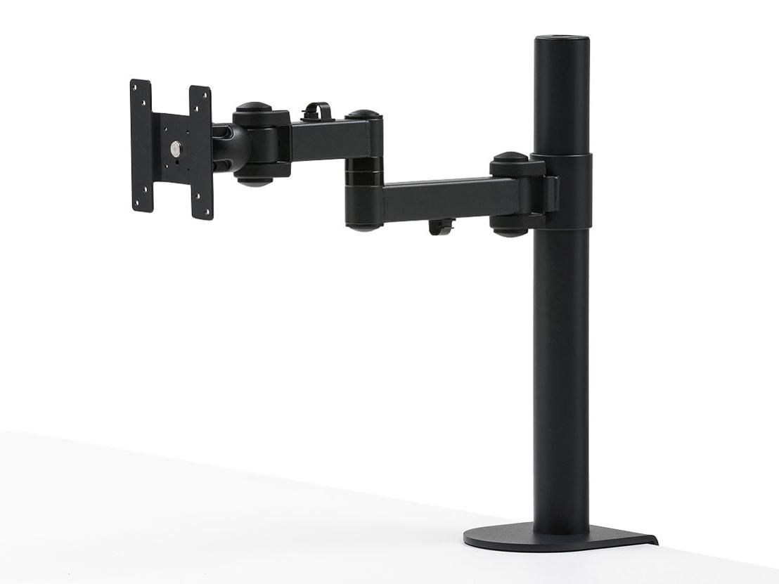 3営業日で発送 SANWASUPPLY サンワサプライ 高耐荷重水平アーム 高さ450mm CR-LA1701BK