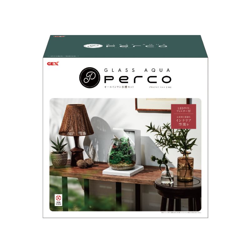 ジェックス グラスアクア PERCO T-WH オールインワン水槽ペルコ 水槽 インテリア アクアリウム