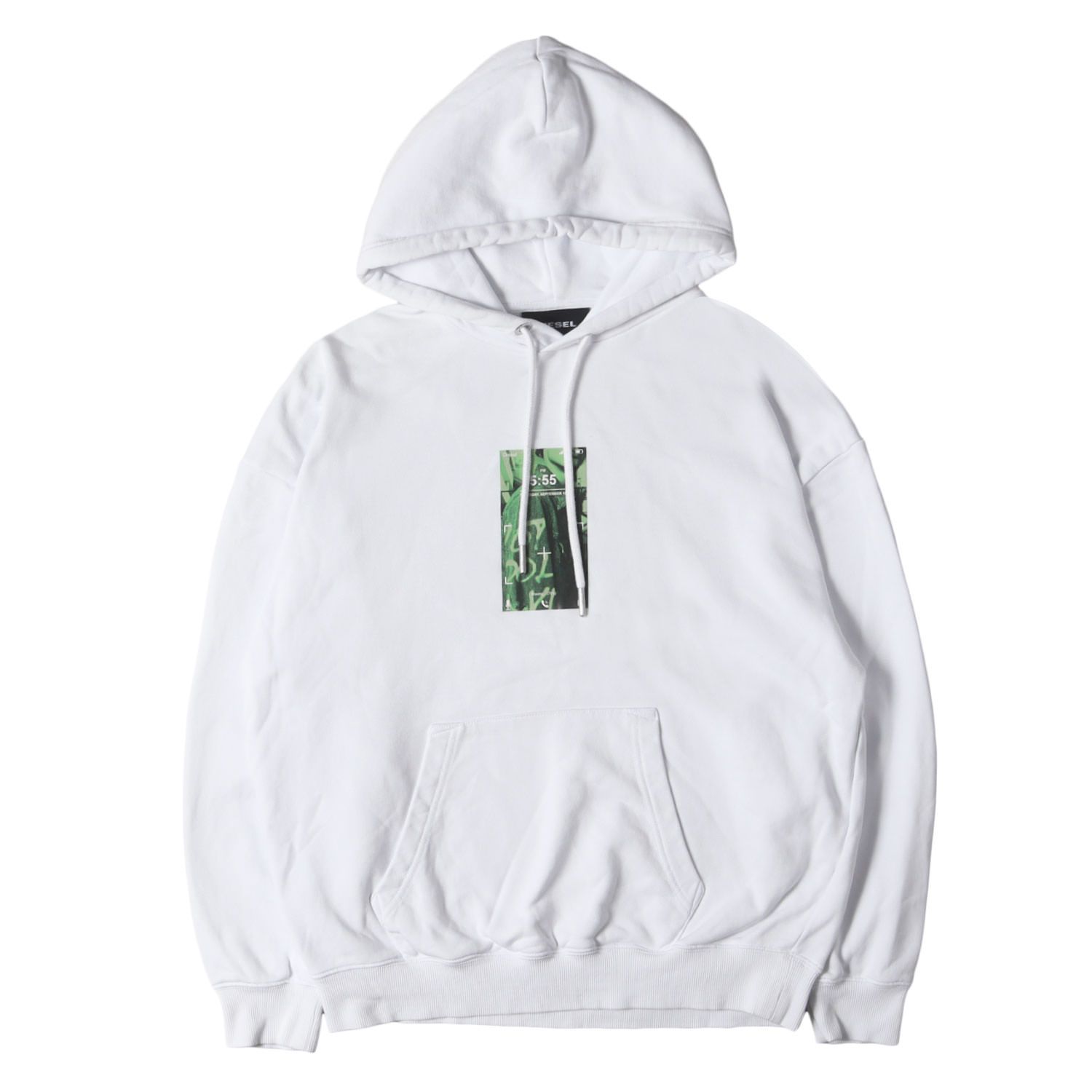美品】DIESEL ディーゼル パーカー ホワイト 白 サイズ:XS