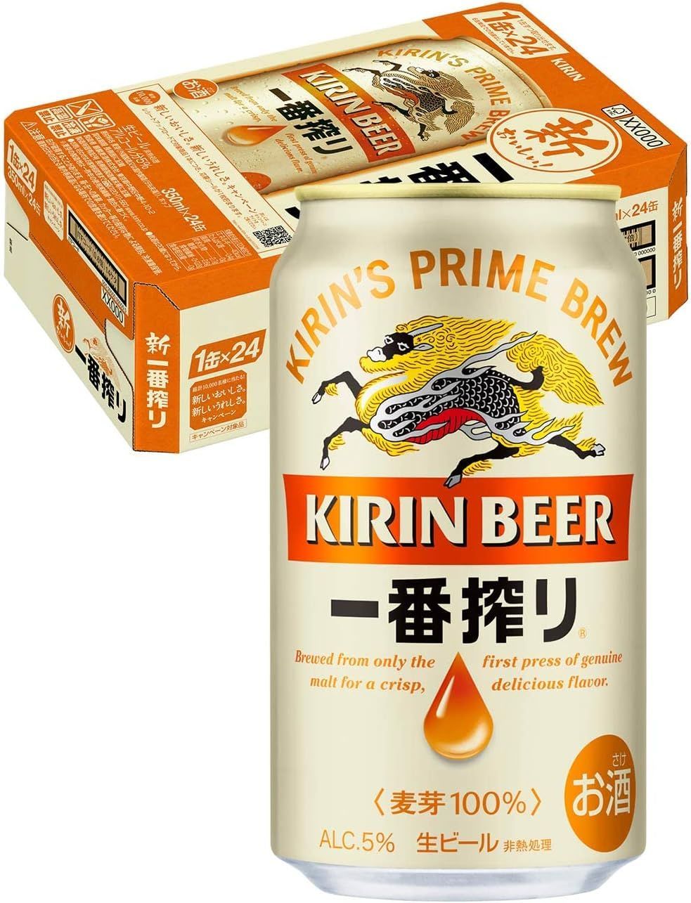 一番搾り生ビール[ 350ml×24本 ]　4901411175201/000017